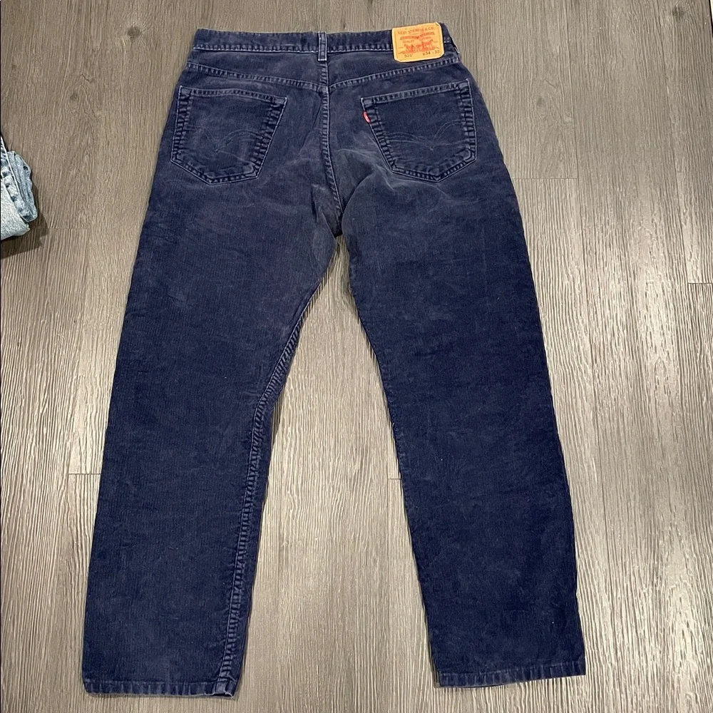 Levi's Navy Corduroy Jeans 34 x 30 - Picture 4 of 7